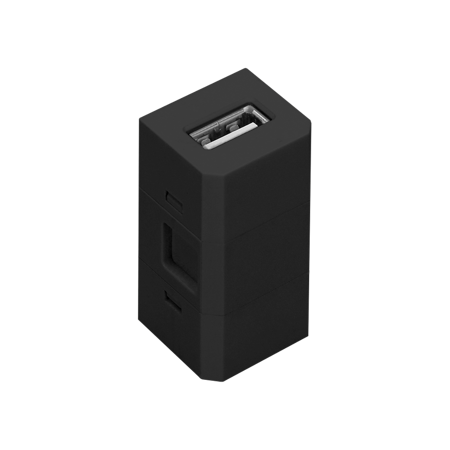 Cube avec prise HDMI noir pour prise de meuble OR-GM-9011/B ou OR-GM-9015/B ORNO