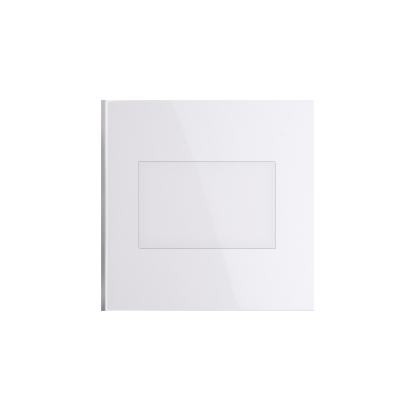Simon 54 Premium Blanc Obturateur de cadre sans pont - montage par clip uniquement DP/11